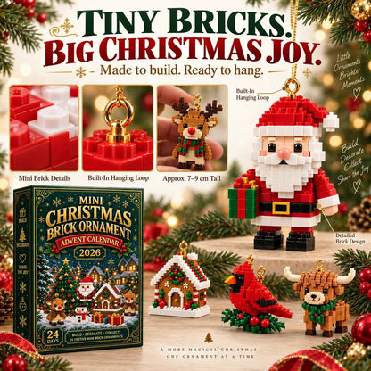 Tiny bricks, big Christmas joy