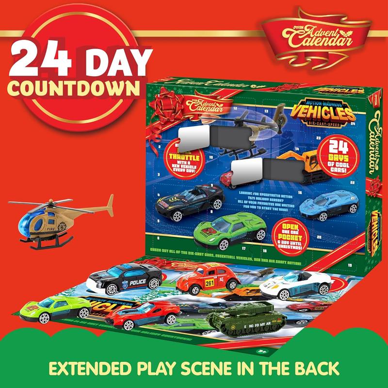 Hot Wheel Car Set For Boys Advent Calendar