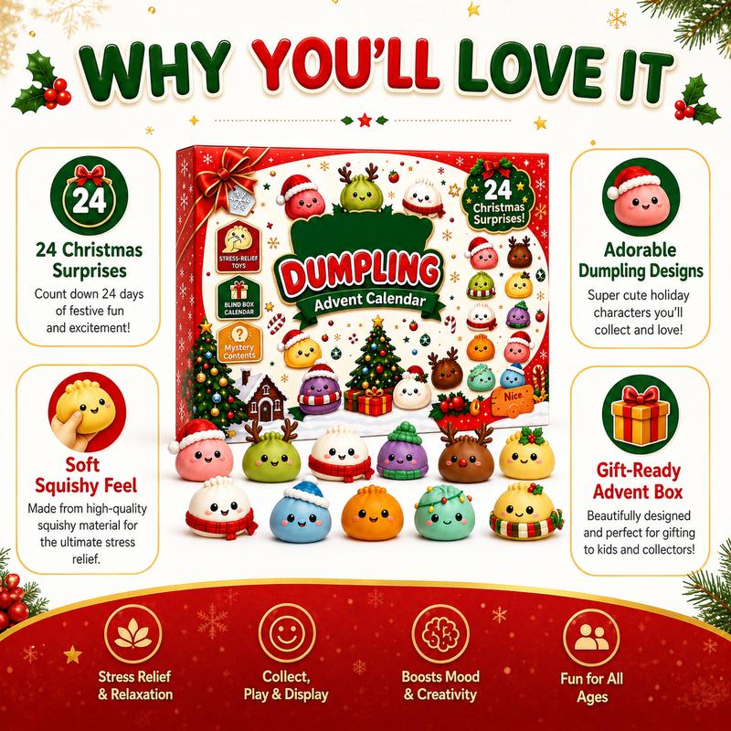 Dumpling Squishy Advent Calendar — Edition 1