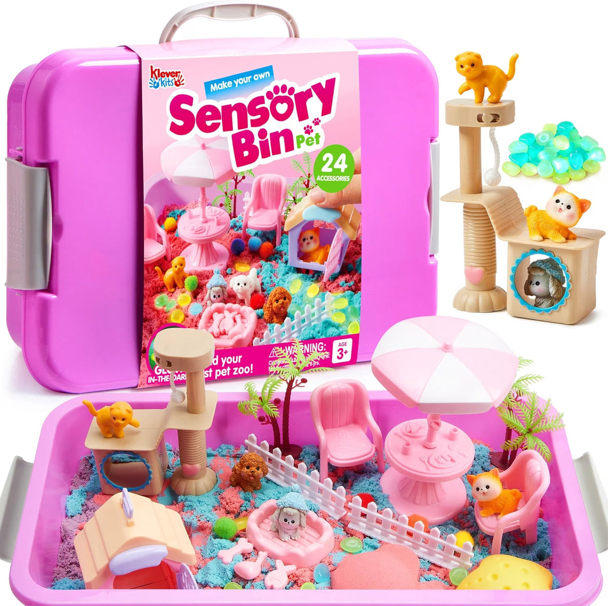 Construction Sensory Bin for Toddlers