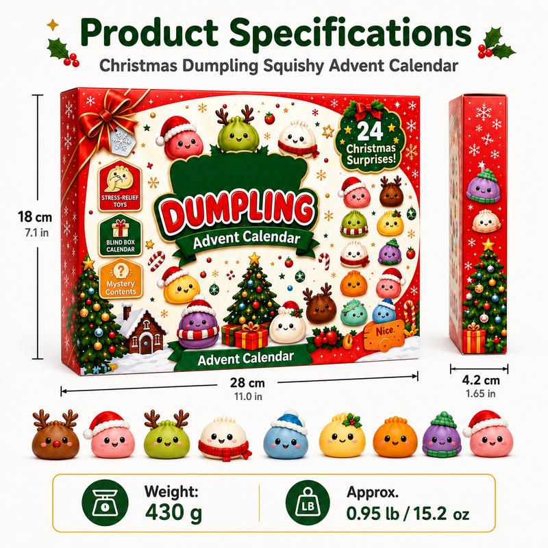 Dumpling Squishy Advent Calendar — Edition 1