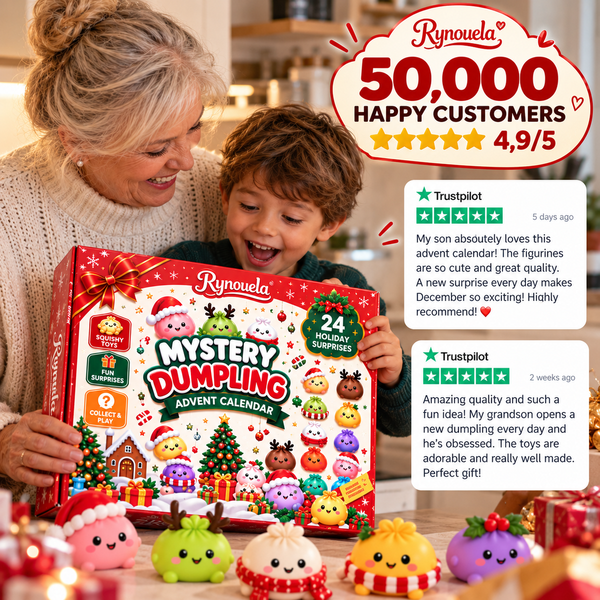 2026 Dumpling Squishy Advent Calendar