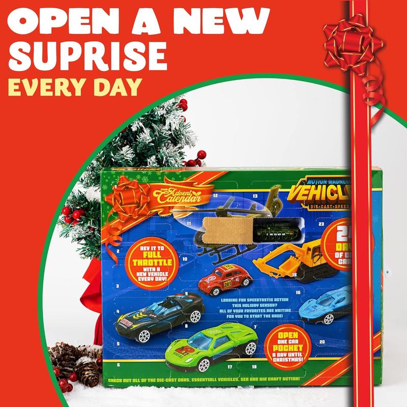 Hot Wheel Car Set For Boys Advent Calendar